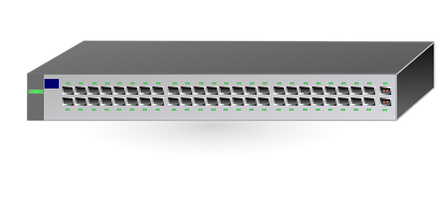 Free switch fast ethernet illustration