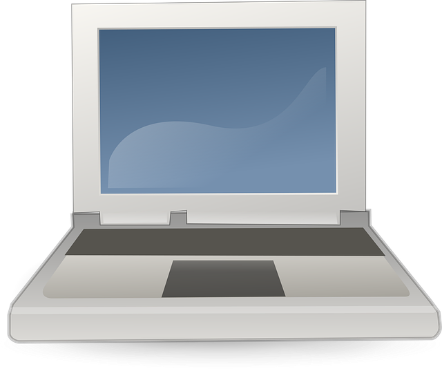 Free laptop portable computer vector