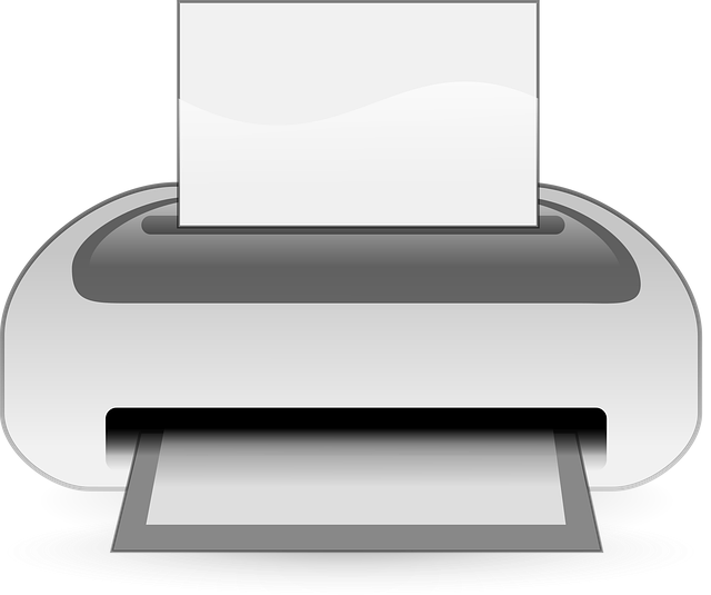Free printer computer peripheral vector