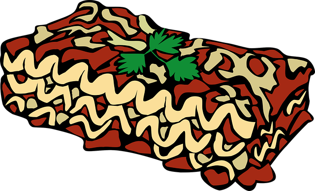 Lasaña, Pasta, Salsa, Servicio, Comida