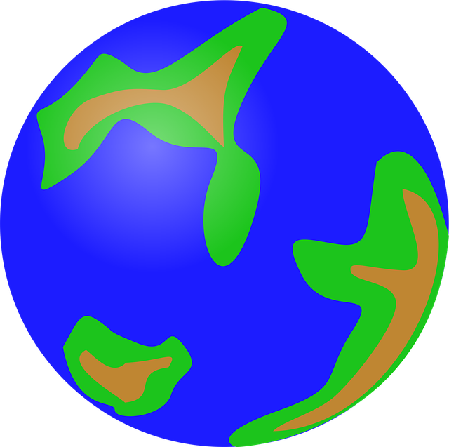 Free globe world planet vector