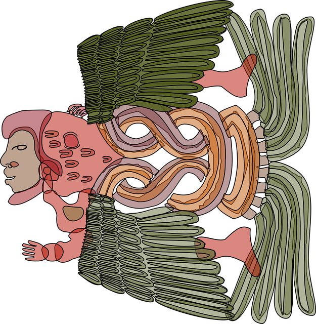 Free mayan symbol aztec ancient mexico vector