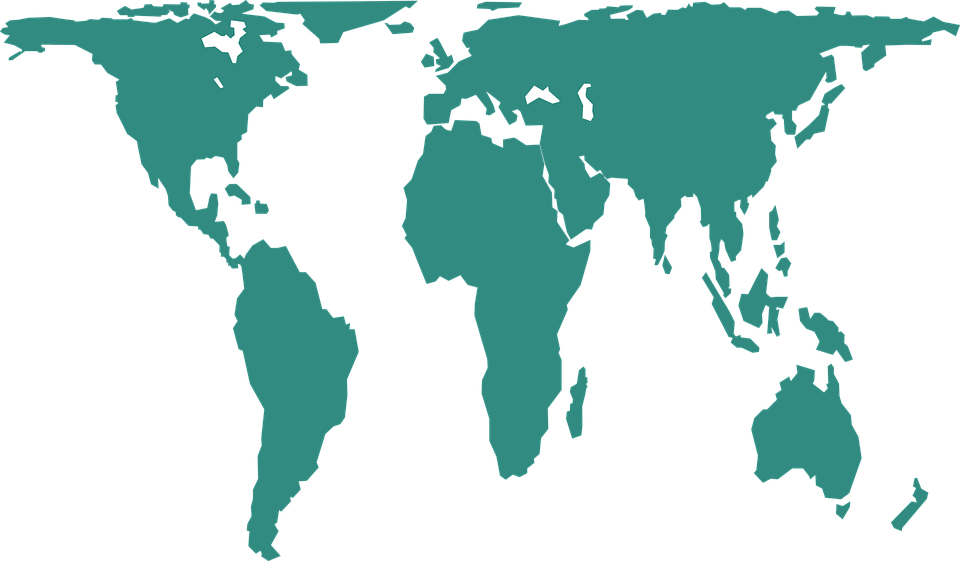 World Map Continents Free Vector Graphic On Pixabay