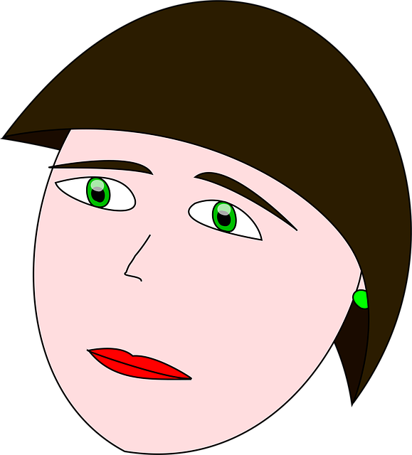 Cabeça, Papel, Rosto, Mulher, Lábios