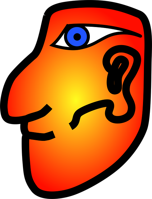 Free maya head mask vector