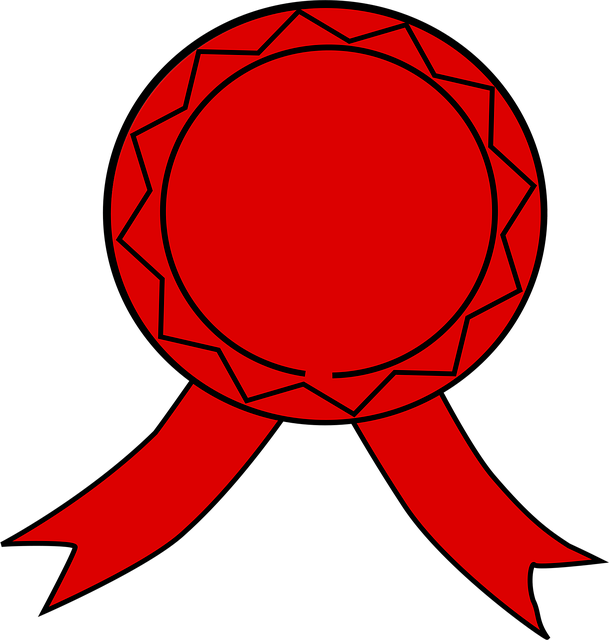 Free badge red emblem vector
