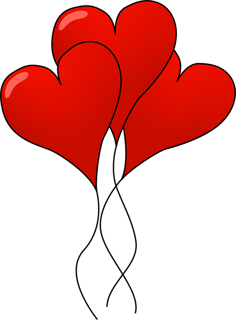 Download free HD stock image of Hearts Balloons Free hearts balloons red vector