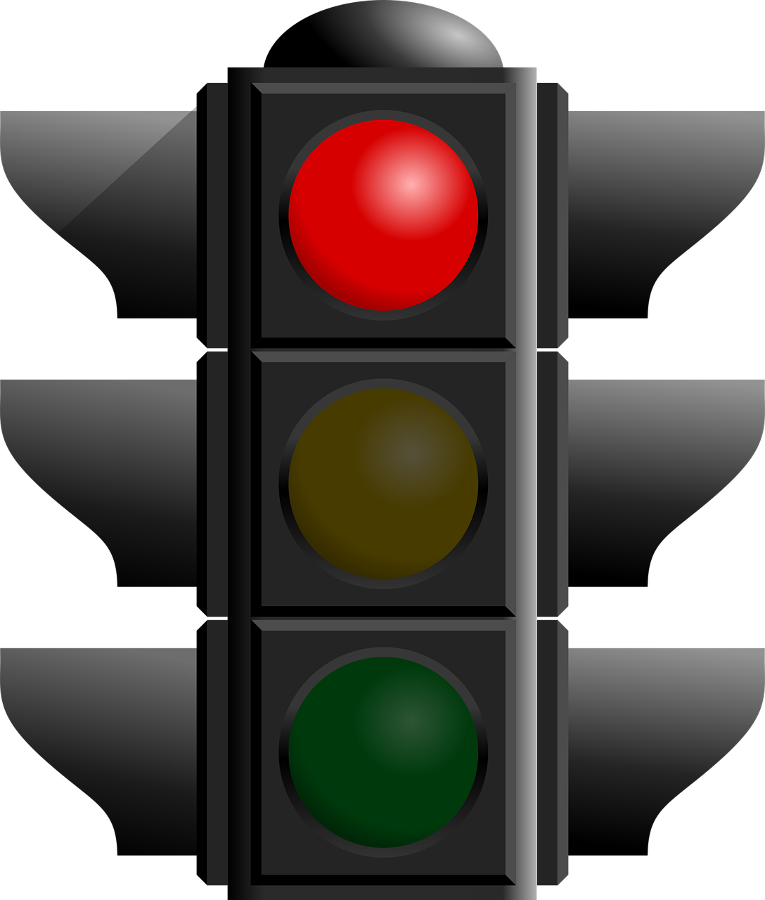 Red Light, Traffic, Light, Symbols