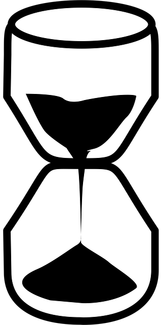 Free hourglass timer countdown vector
