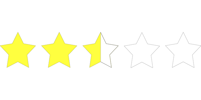 Free rating stars chart vector