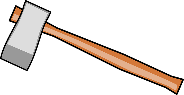 Free axe tools wooden vector