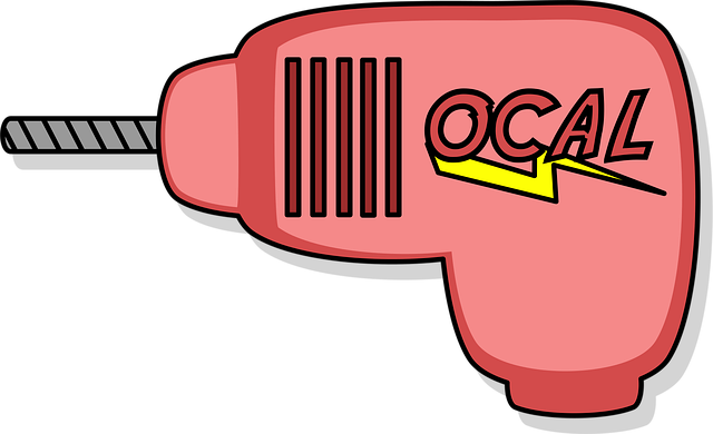 Free drill electric tool vector