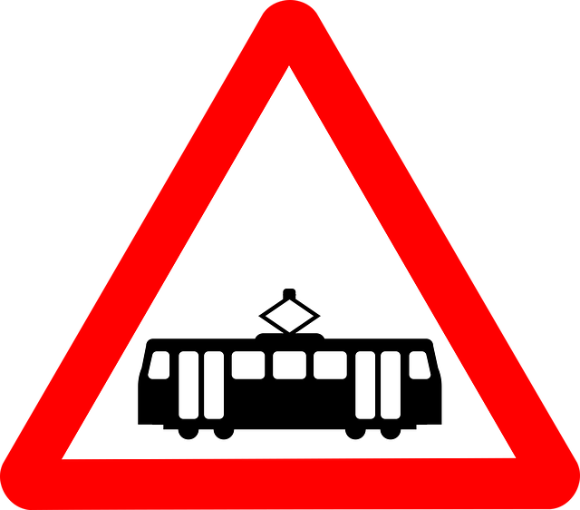 Free tramway signs tram illustration