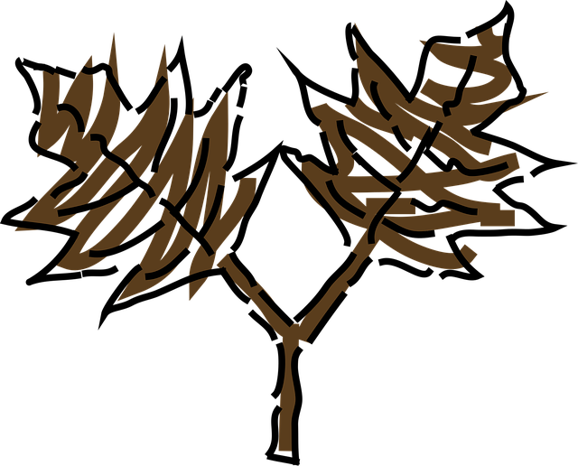 Free leaf brown tree illustration