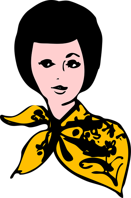 Kopf, Schal, Mode, Gesicht, Frau, Gelb