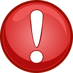 warning, button, danger
