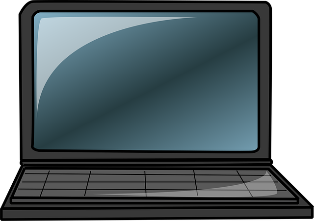 Free laptop portable computer vector