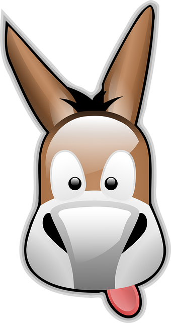 Free mule logo computer vector