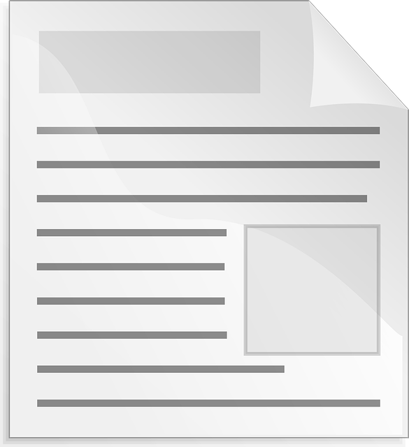 Free document layout template vector