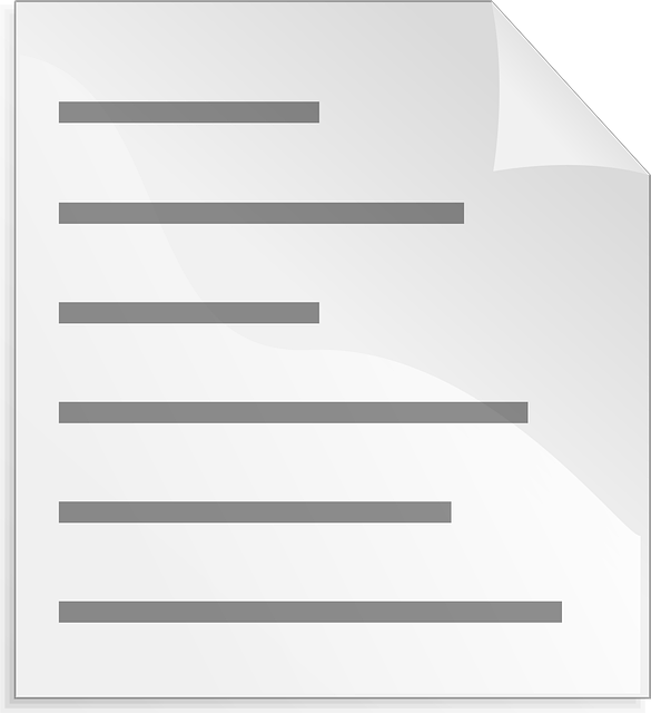 Free document text office vector