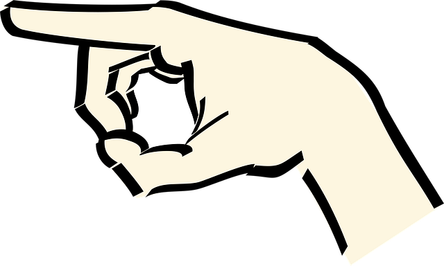 Free sign language hand language vector