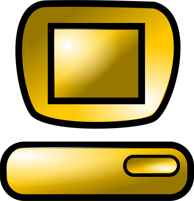 Free computer desktop gold vector
