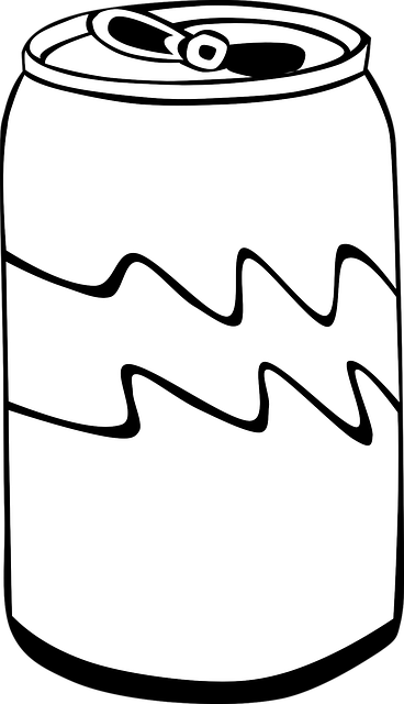 Free pop can aluminum vector