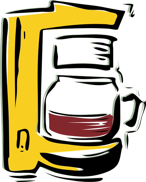 Free coffee maker pot vector