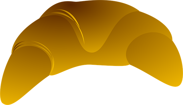 Free croissant roll breads illustration