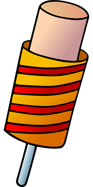 Free push up ice cream popsicle illustration