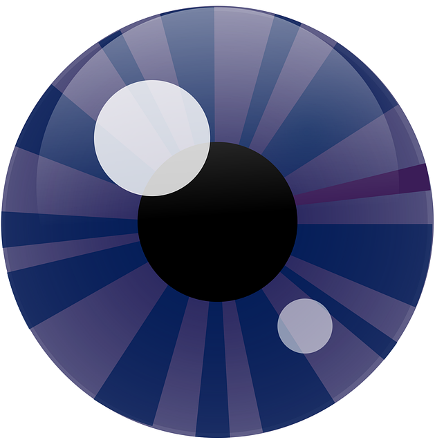 Free eye pupil iris vector