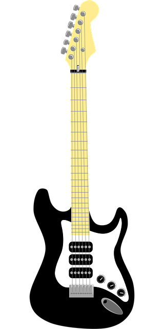 Free guitar electric music vector