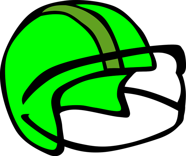 Free helmet baseball equipment illustration