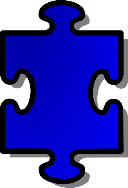Free jigsaw puzzle piece vector