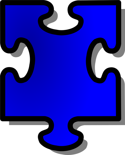 Free jigsaw puzzle shape illustration