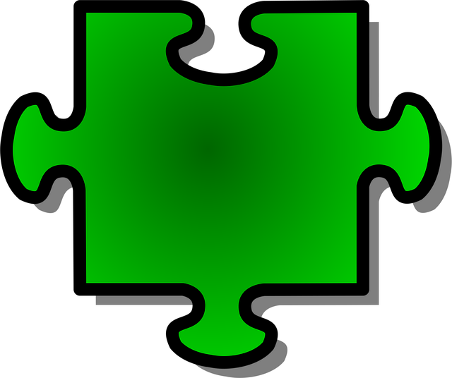 Rompecabezas, Trozo, Forma, Verde
