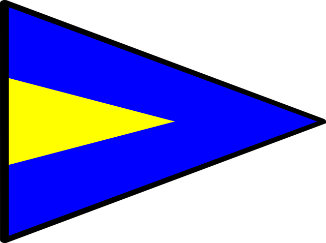 Free maritime flag sub 2 vector