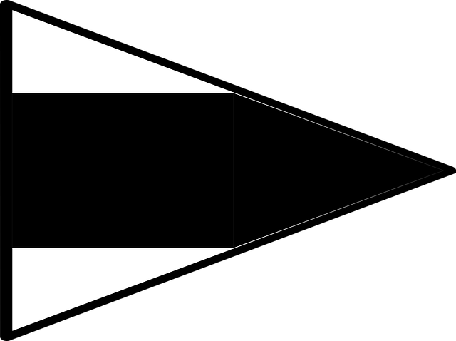 Free maritime flag sub 3 vector