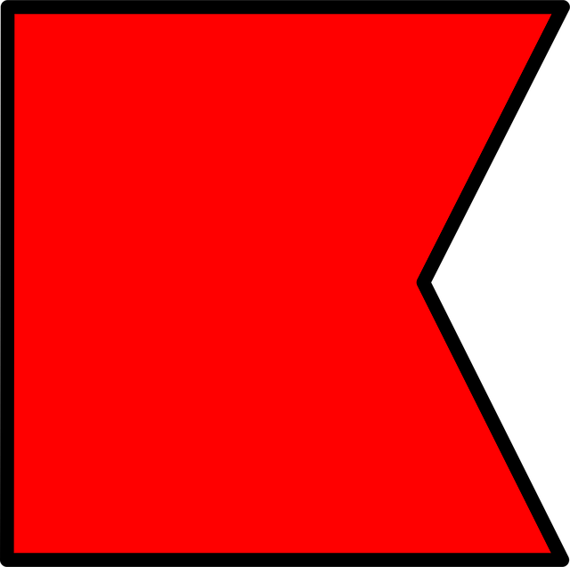 Maritim, Semnal, Steag, B, Navigare