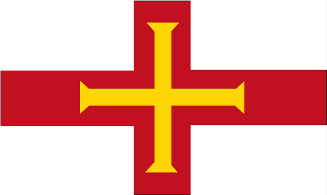 Free guernsey flag sign vector