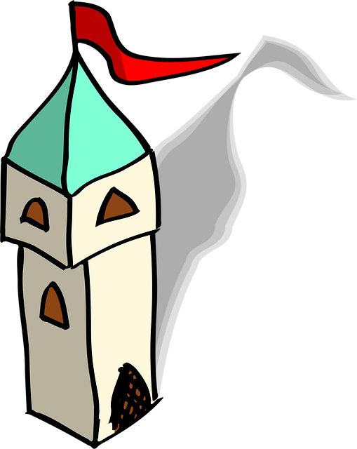 Schloss, Flaf, Fliegend, Arkade, Spiel
