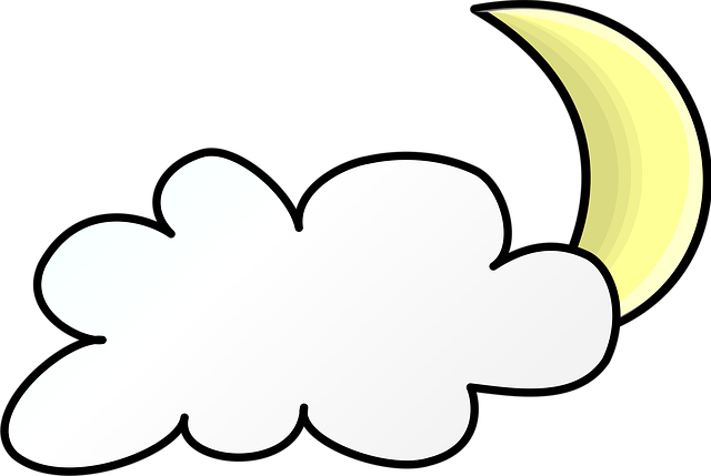 Free weather signs cloudy vector