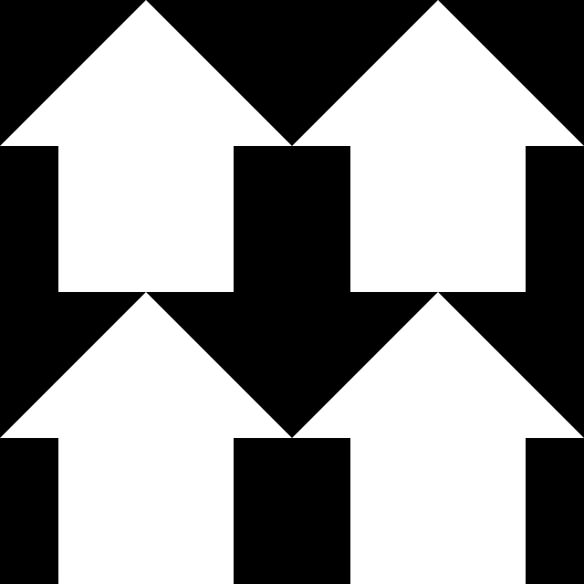 Free pattern arrows reverse vector