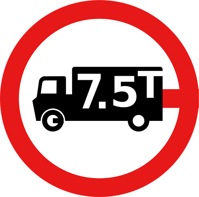 Free traffic signs lorry vector