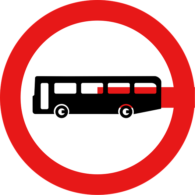 Free signs bus stop illustration