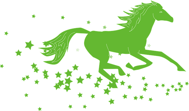 Free horse running animals vector