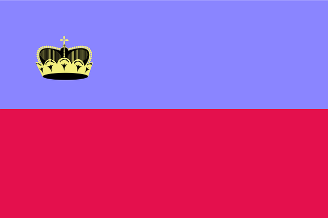 Free liechtenstein flag country vector