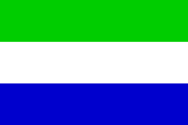 Free sierra flag leone vector