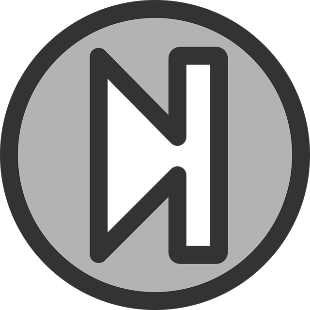 Free arrow player right vector