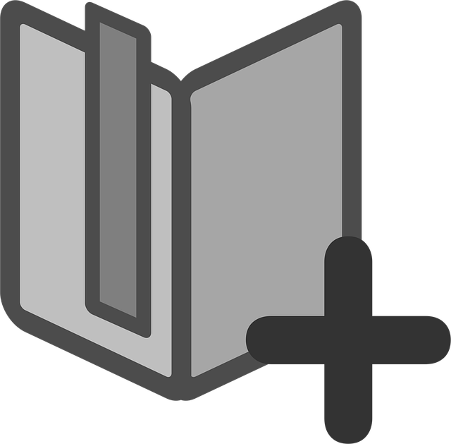 Free bookmark add plus vector
